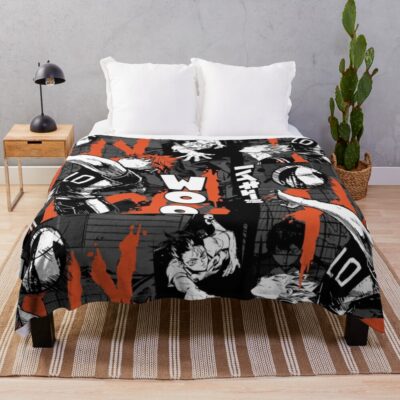 Haikyuu Shoyo Hinata Throw Blanket