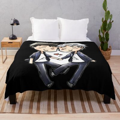Daisuga Haikyuu Fanart Throw Blanket