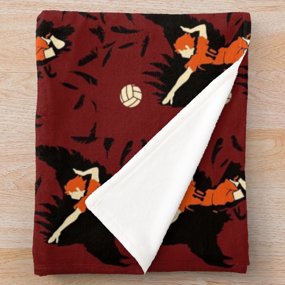 Hinata Haikyuu Anime Throw Blanket - Image 2