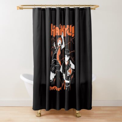 Explosive Duo Of Speed And Precision Shower Curtain