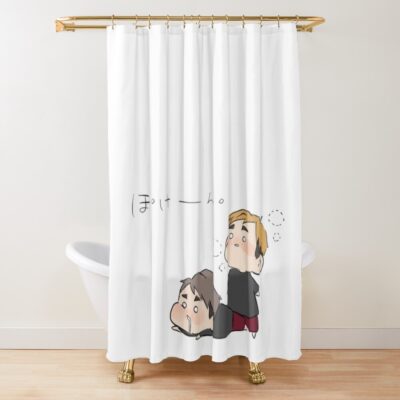 Miya Twins Chibi Shower Curtain