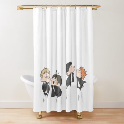 Karasuno Chibi Shower Curtain