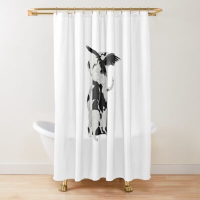 Crow Over The Court Shower Curtain