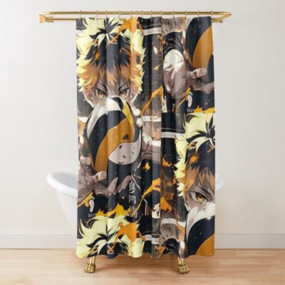Haikyuu Shoyo Hinata Shower Curtain