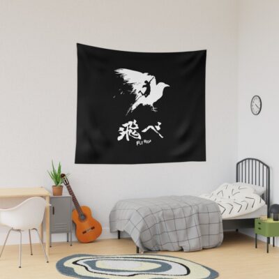 Haikyuu Fly High White 1666 Tapestry