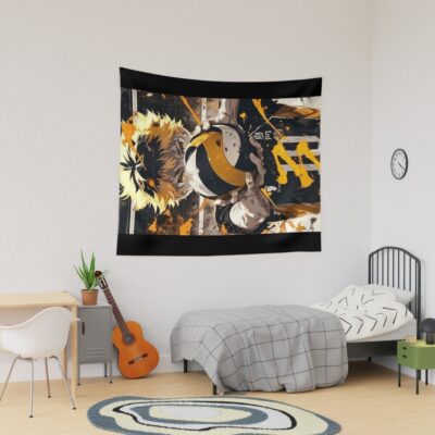 Hinata Haikyuu Power Aura Tapestry