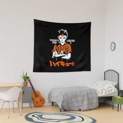 Nishinoya Yuu Libero 4 Haikyuu Tapestry